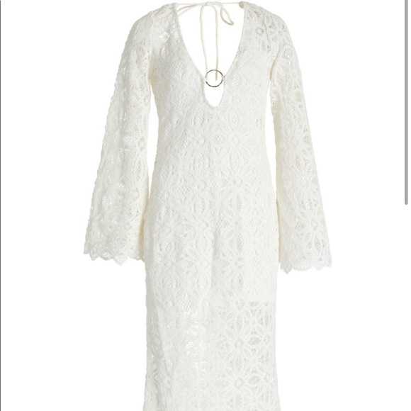 Significant Other Imogen Cotton Lace Maxi Dress SIZE 4 - Picture 2 of 3